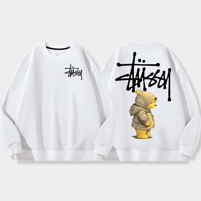 迷いました小熊レジャーですファッションなしパーカー