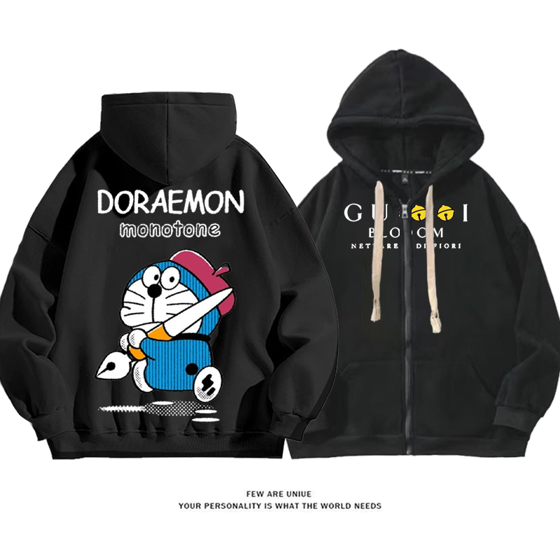 ユニークなデザイン 画家の猫 カーディガントレーナー