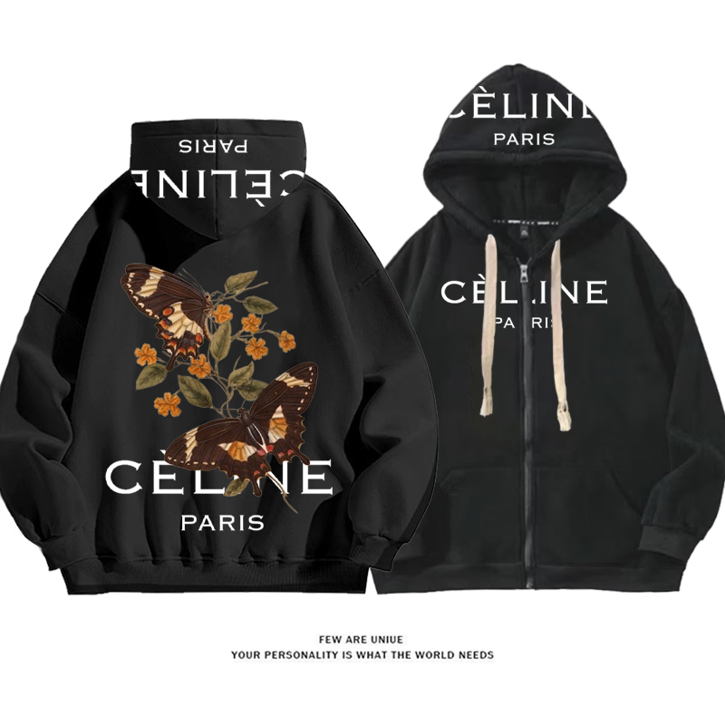 ハイファッションセンス 蝶  カーディガントレーナー