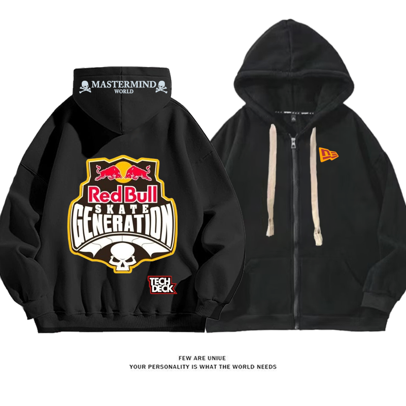 人気爆発小衆の設計超カッコイイプリント柄特別なカスタマイズファッションコート