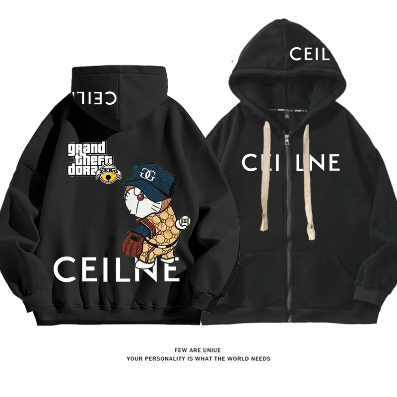 人気爆発デザイン性のあるカートゥーンins映えファッションコート