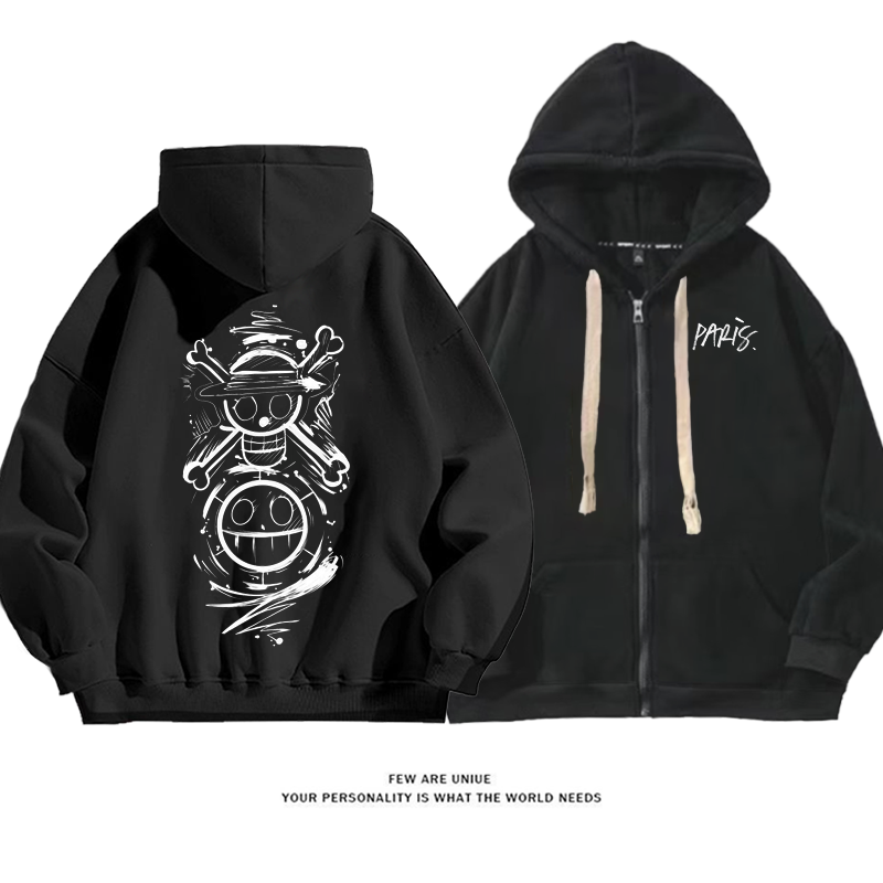 人気爆発落書き風デザイン性のある超カッコイイアニメのファッションコート