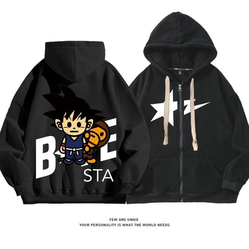人気爆発カジュアルデザイン性のあるアニメのファッションパーカー