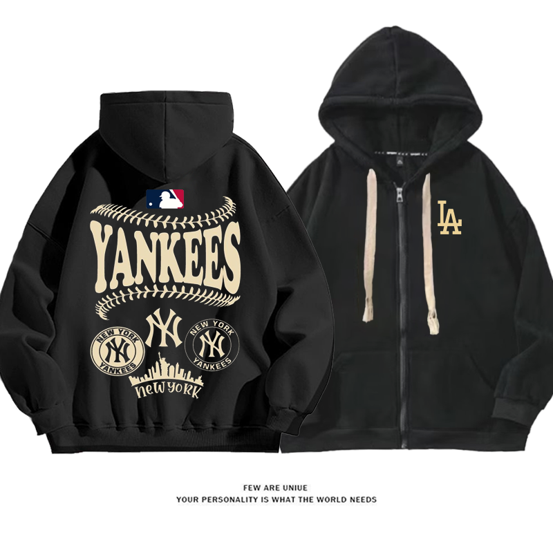 超人気デザイン性のあるポピュラー野球プリント柄ファッションコート