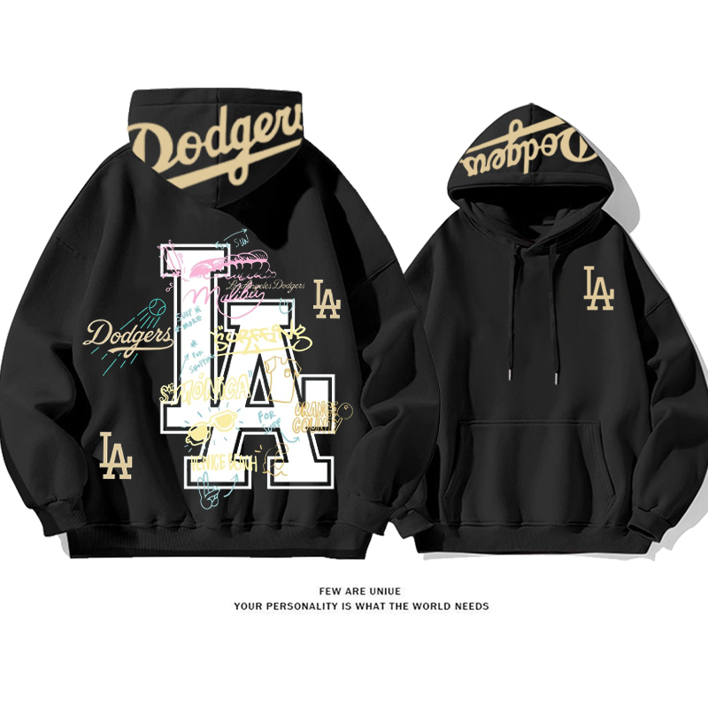 トレンディなブランドのファッションデザイン プリント柄フード付きパーカー