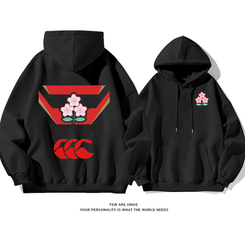 スポーツ風さくらラグビーファッションパーカー