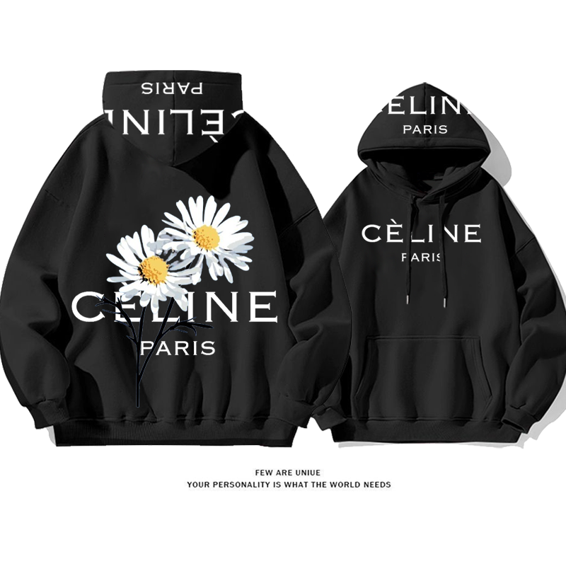 人気のカジュアルなデザインスタイル プリント柄フード付きパーカー