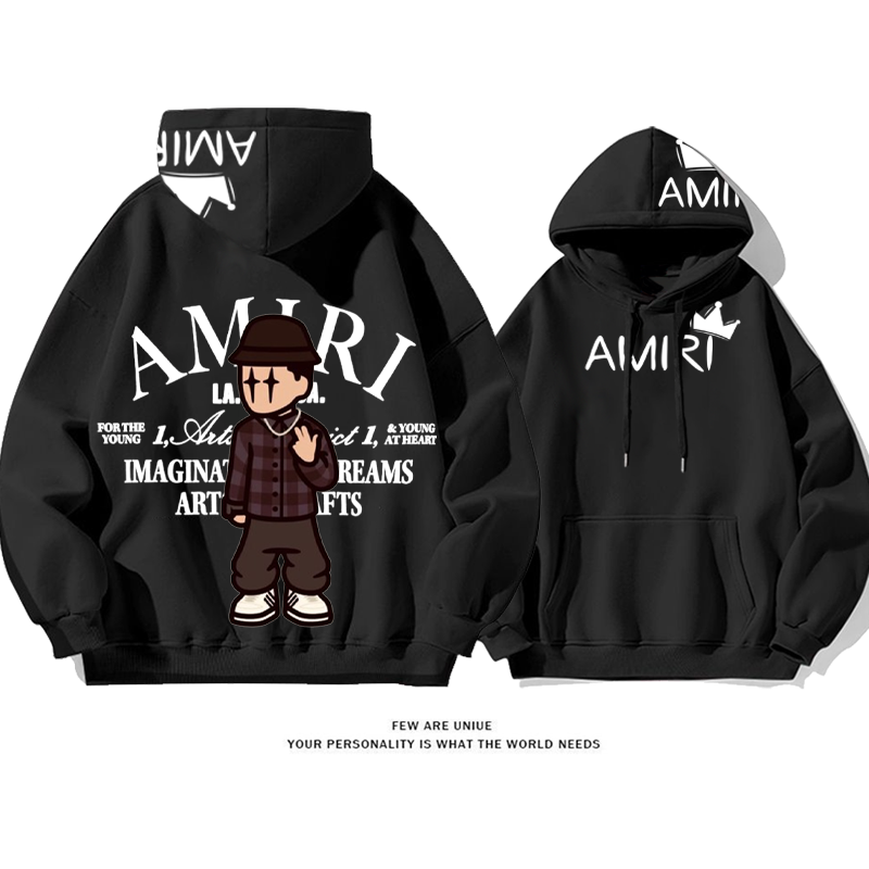 流行のファッション パーソナライズされたデザイン プリント柄フード付きパーカー