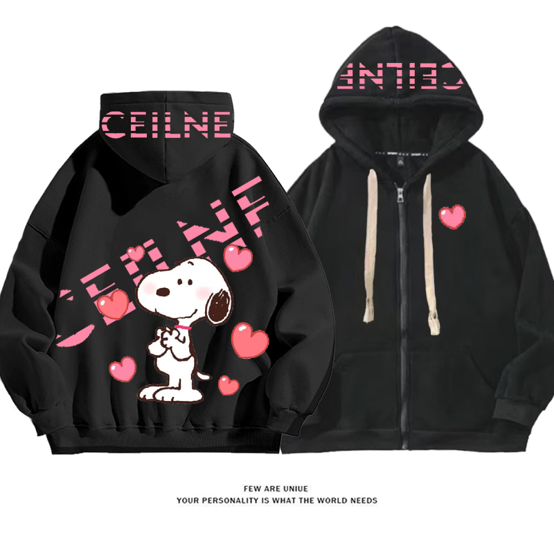 超人気白い子犬超かわいいカートゥーンファッションコート