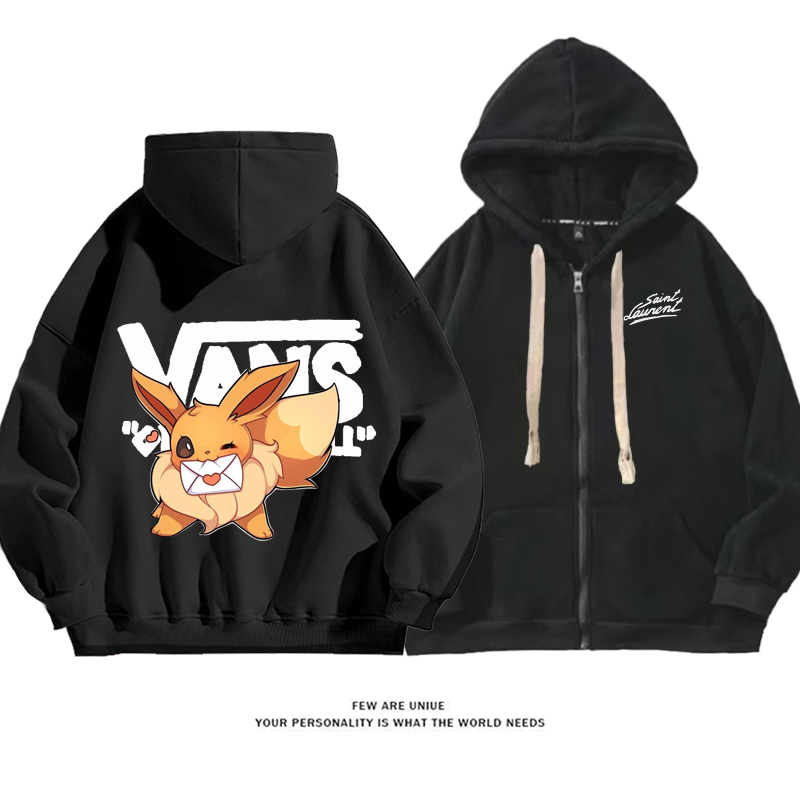 人気爆発ポピュラーカートゥーンプリント柄ファッションコート