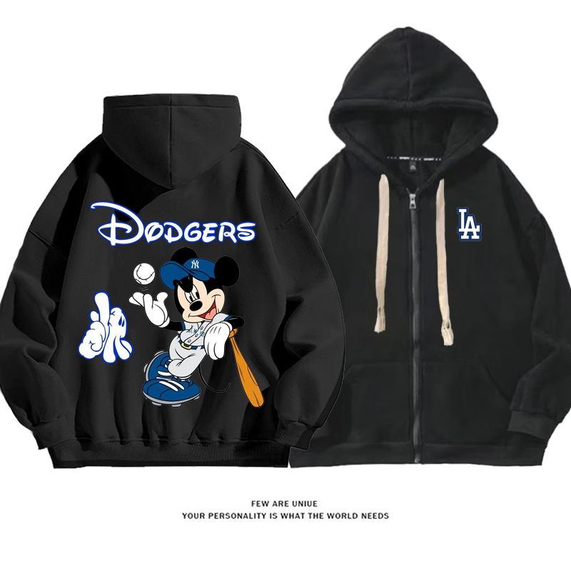 人気爆発カートゥーン野球プリント柄超カッコイイファッションコート