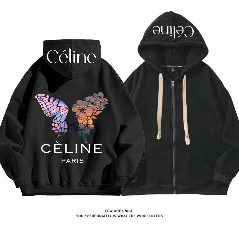 トレンドブランド蝶と花レジャーですカーディガントレーナー