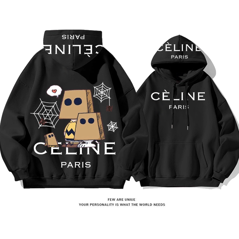 人気のデザイン インスタイル プリント柄フード付きパーカー