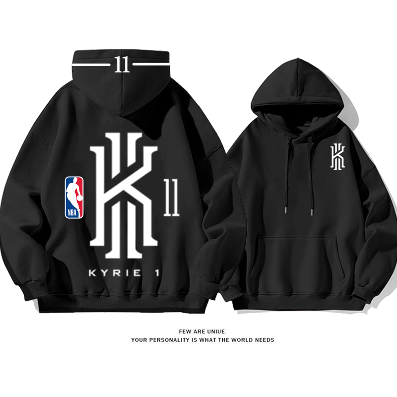 アスレジャースタイル バスケットボール プリント柄フード付きパーカー