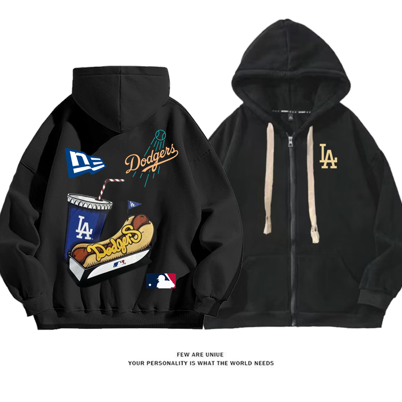 うんどうふうデザイン性のある野球プリント柄ins映えファッションコート