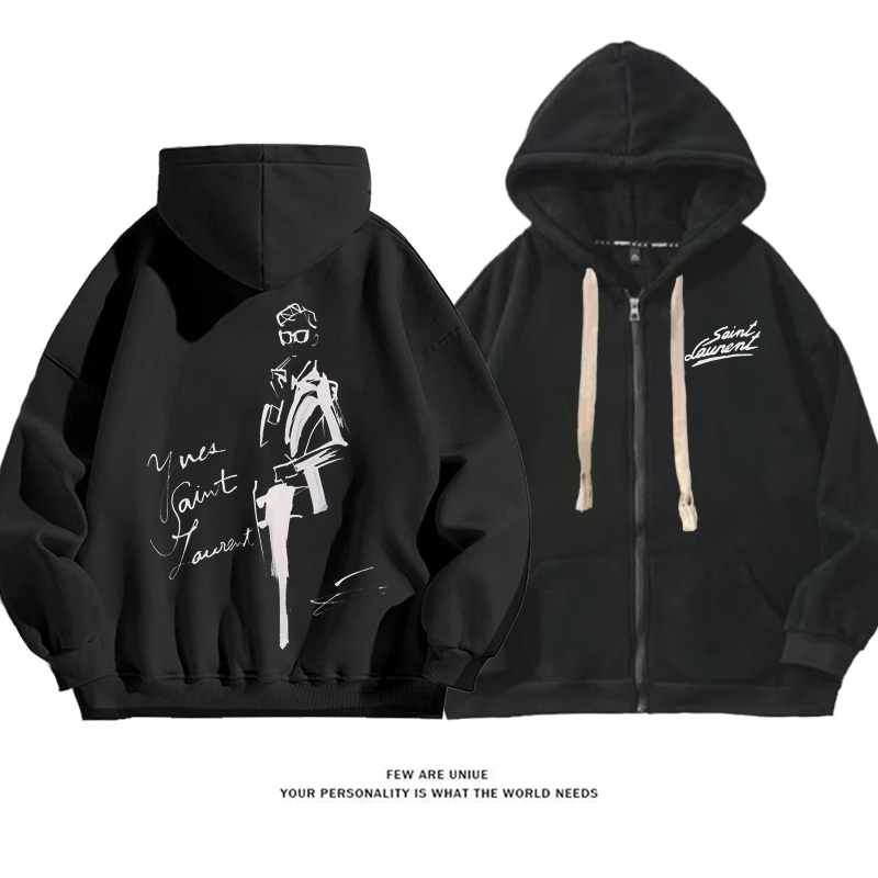 人気爆発デザイン性のある気品のあるins映えファッションパーカー