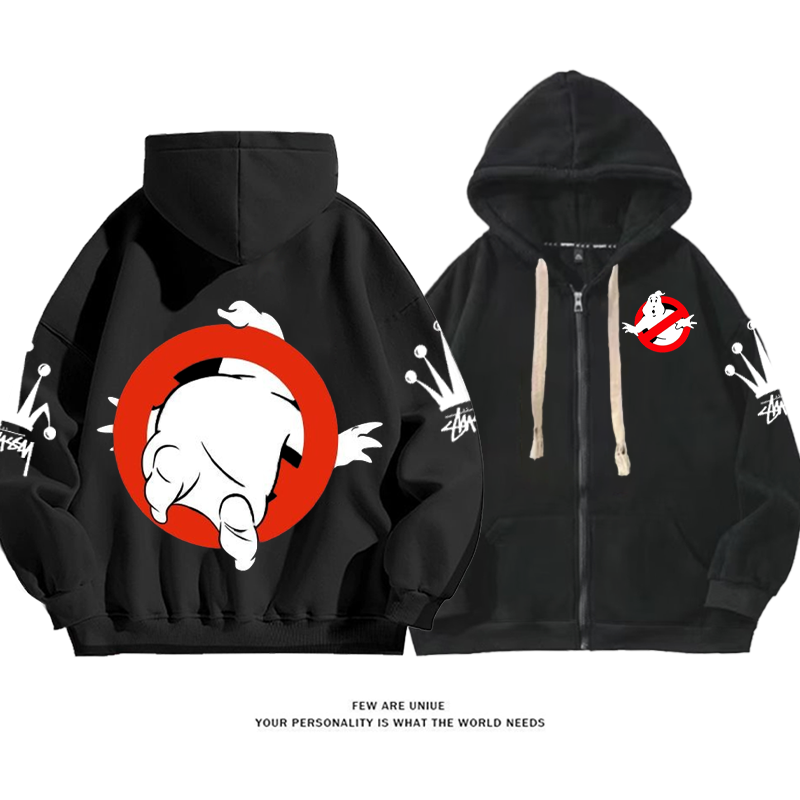 ユニークなデザイン 禁止標識 カーディガントレーナー