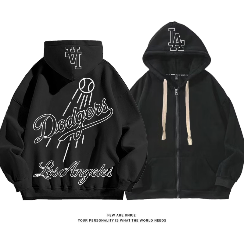 カジュアルスポーツスタイル カーディガントレーナー