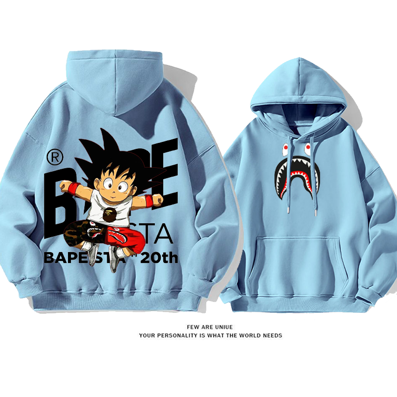 アニメキャラクター プリント パーカー 水色 レフレム アニメ アニメキャラクター プリント パーカー 水色 レフレム アニメ