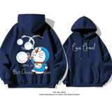 超人気青い猫カジュアルカートゥーンファッションパーカー