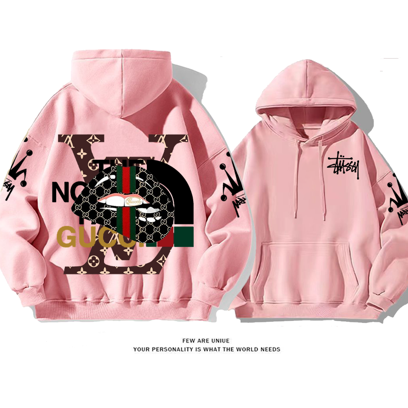 トレンドブランドくちびる レジャーですユニークパーカー