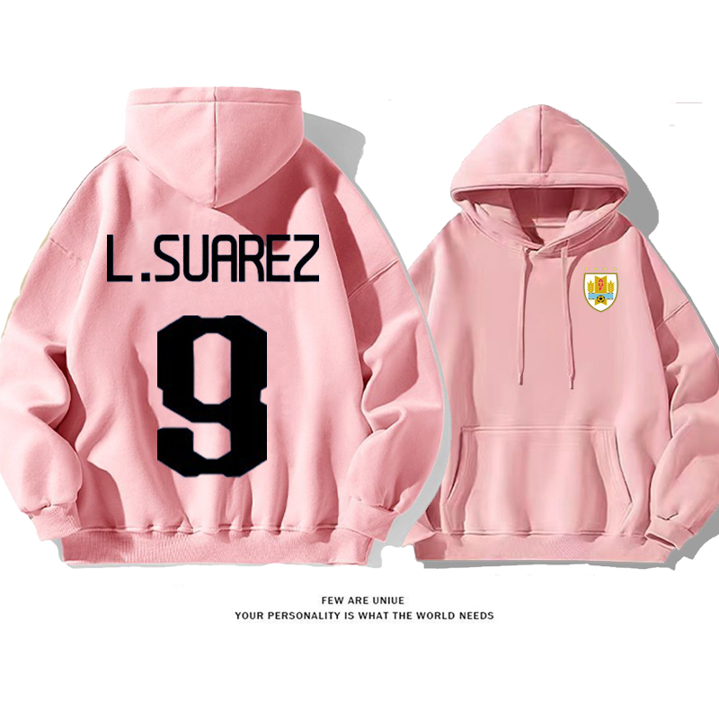 スポーツ風シンプルな設計サッカー“9番号”ファッションパーカー