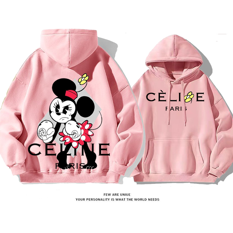 ユニークなデザイン ボクシングの女の子 プリント柄フード付きパーカー