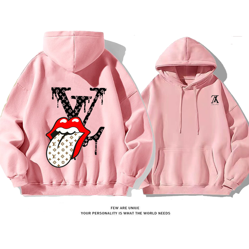 人気デザインのタンアウトプリントスウェットシャツ