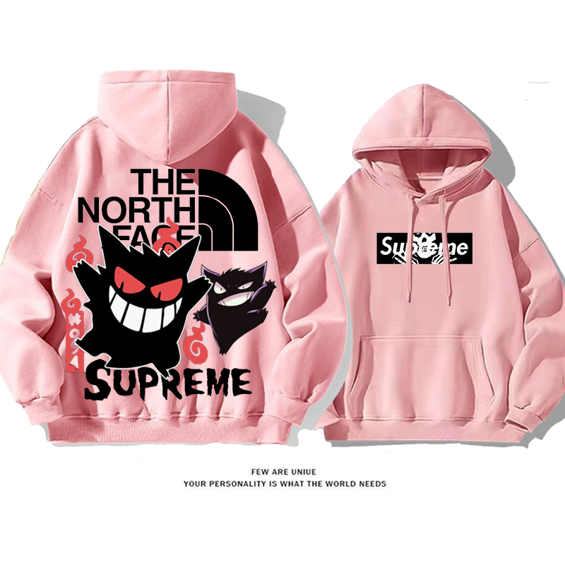 人気アニメキャラクター邪悪な笑顔のプレミアムプリントスウェットシャツ