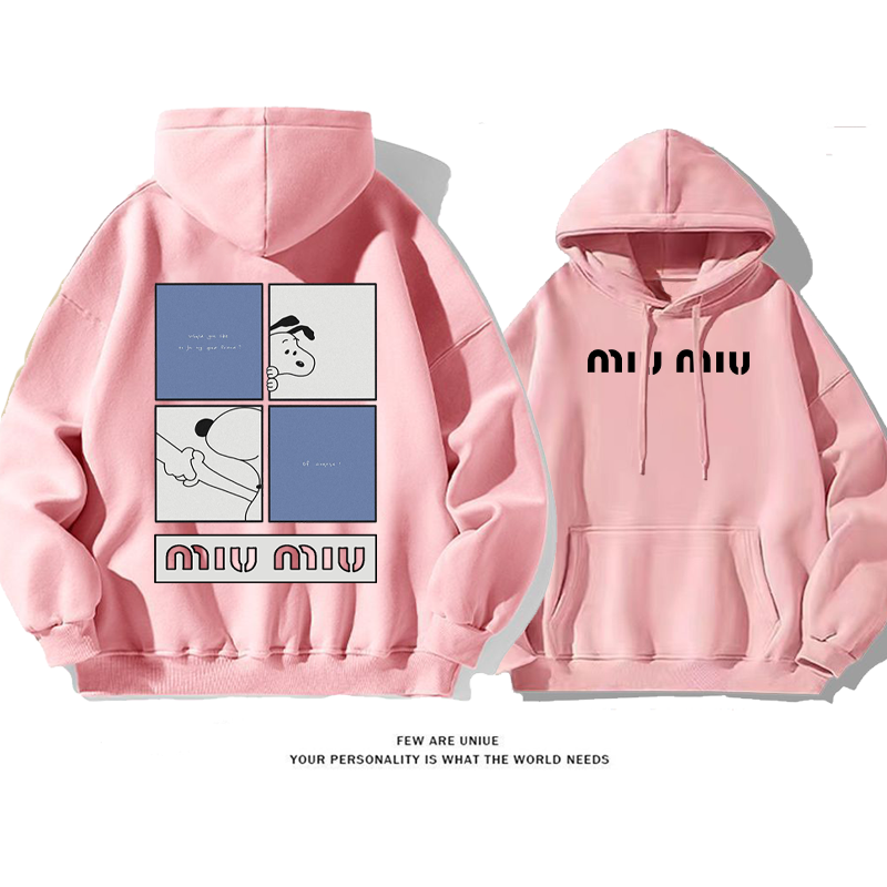 可愛いカートゥーントレンドブランドレジャーですパーカー