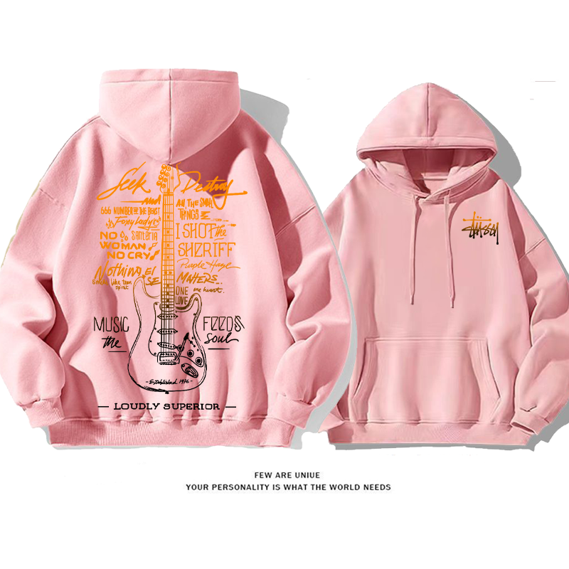 超カッコイイギターですストリートアドバンスドゆったりしていてパーカー