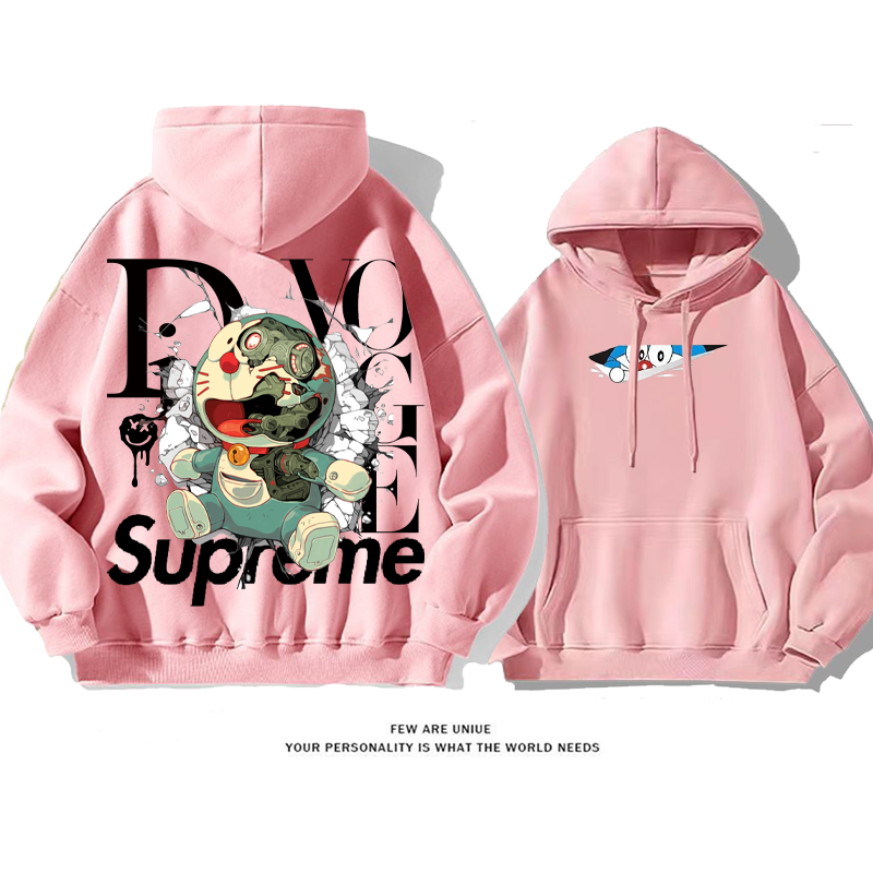 トレンドブランド カートゥーン超カッコイイカジュアル純粋な綿素材パーカー