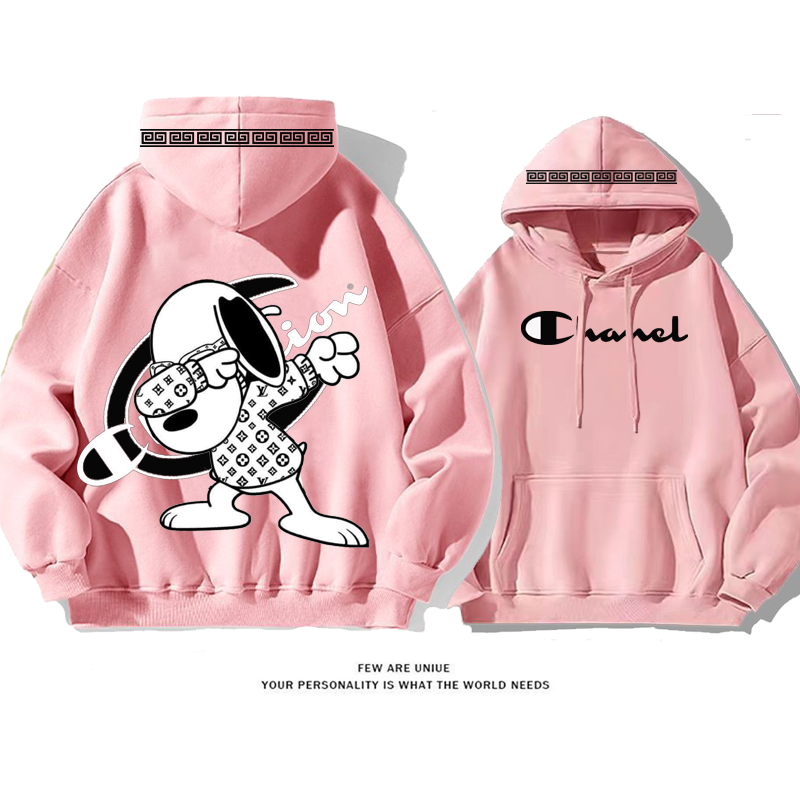 人気爆発カジュアル白い子犬超カッコイイカートゥーンファッションパーカー