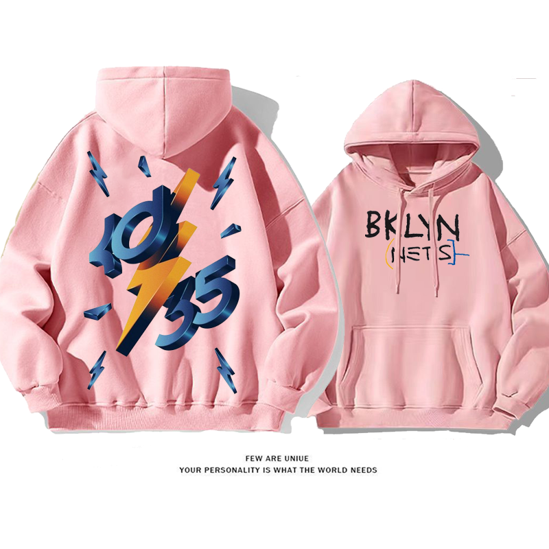 スポーツ風バスケットボールデザイン性のある稲妻ファッションパーカー