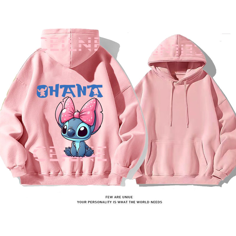 人気爆発ポピュラー青い精霊カートゥーンプリント柄ファッションパーカー