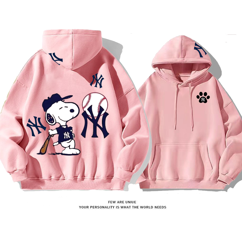 超人気白い子犬カートゥーン野球ファッションパーカー