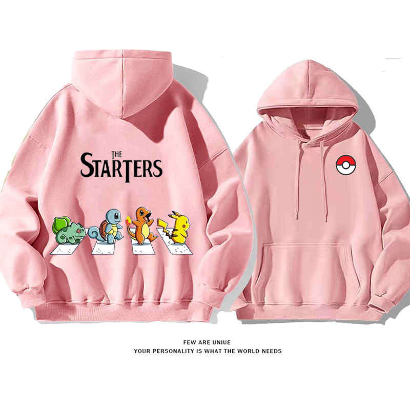 人気爆発ポケモンカートゥーンポピュラー  ファッションパーカー