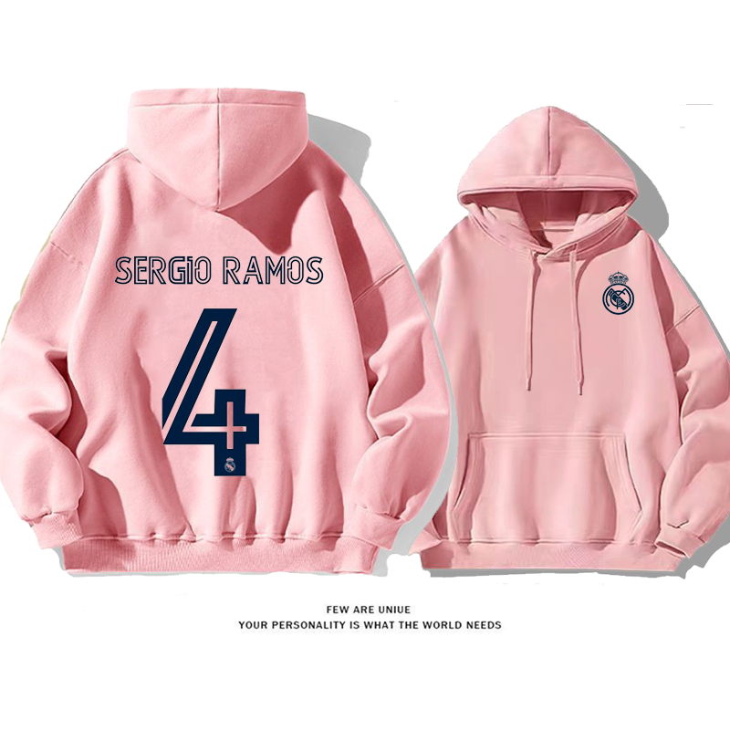 スポーツ風“番号4”ポピュラーファッションパーカー