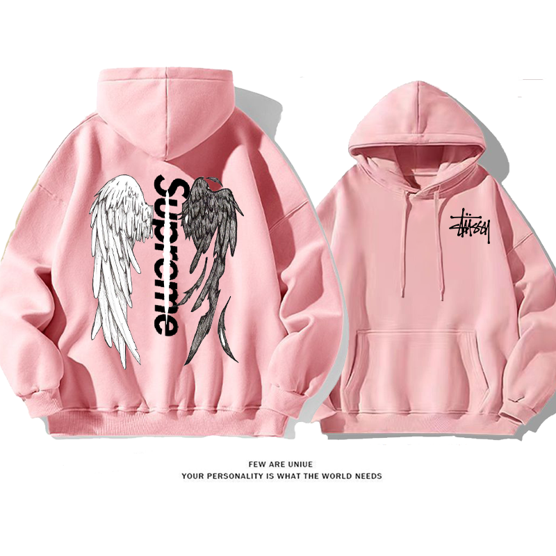 ファッショントレンドブランドカジュアルアドバンスド羽です 純粋な綿素材パーカー