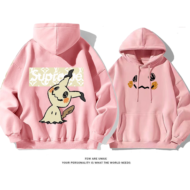 人気爆発小衆の設計精霊カートゥーンプリント柄ポピュラーファッションパーカー