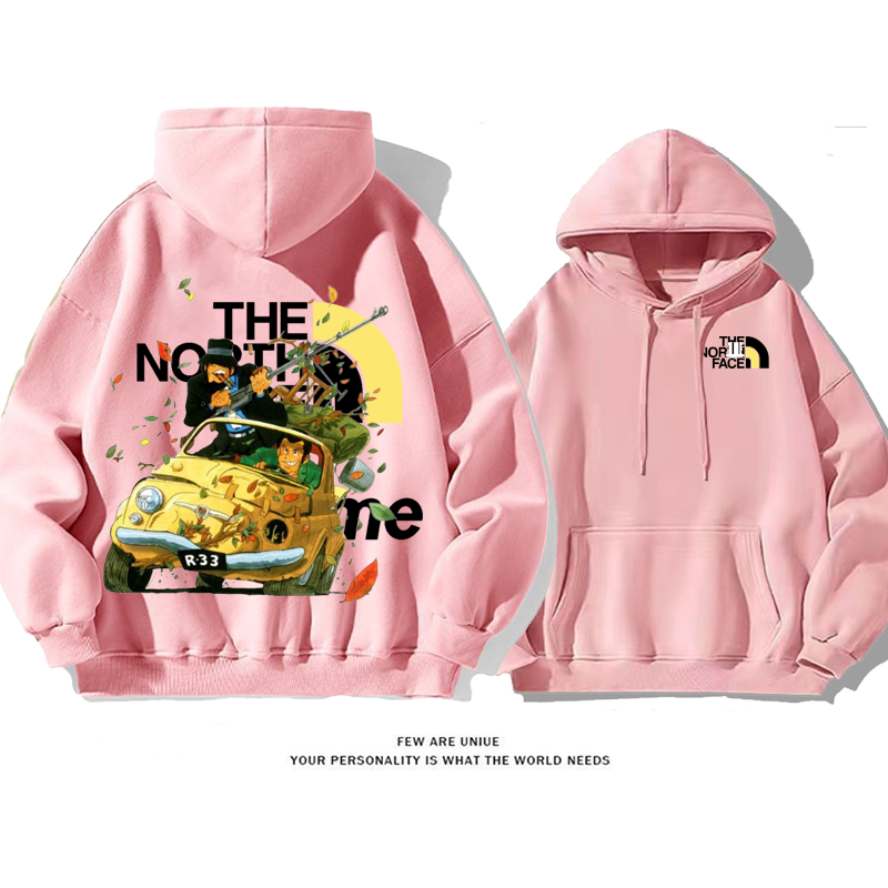 デザイン性のあるカジュアル人気爆発アニメのファッションパーカー