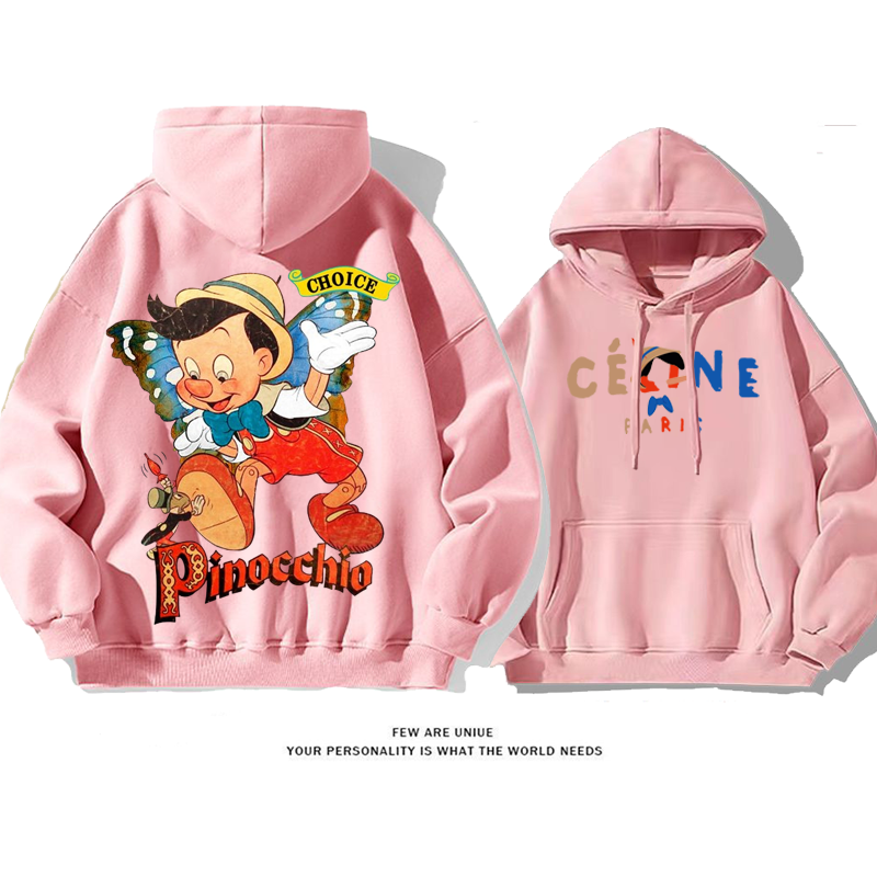 カジュアルカートゥーンプリントファッションパーカー