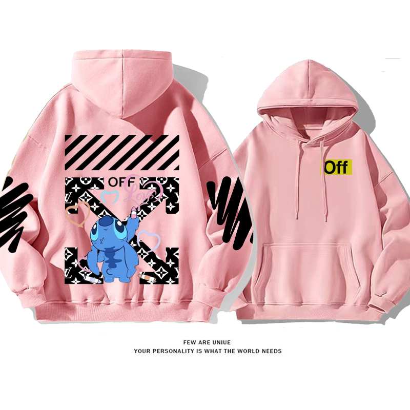 人気爆発超カッコイイポピュラー絵を描く青い精霊プリント柄ファッションパーカー