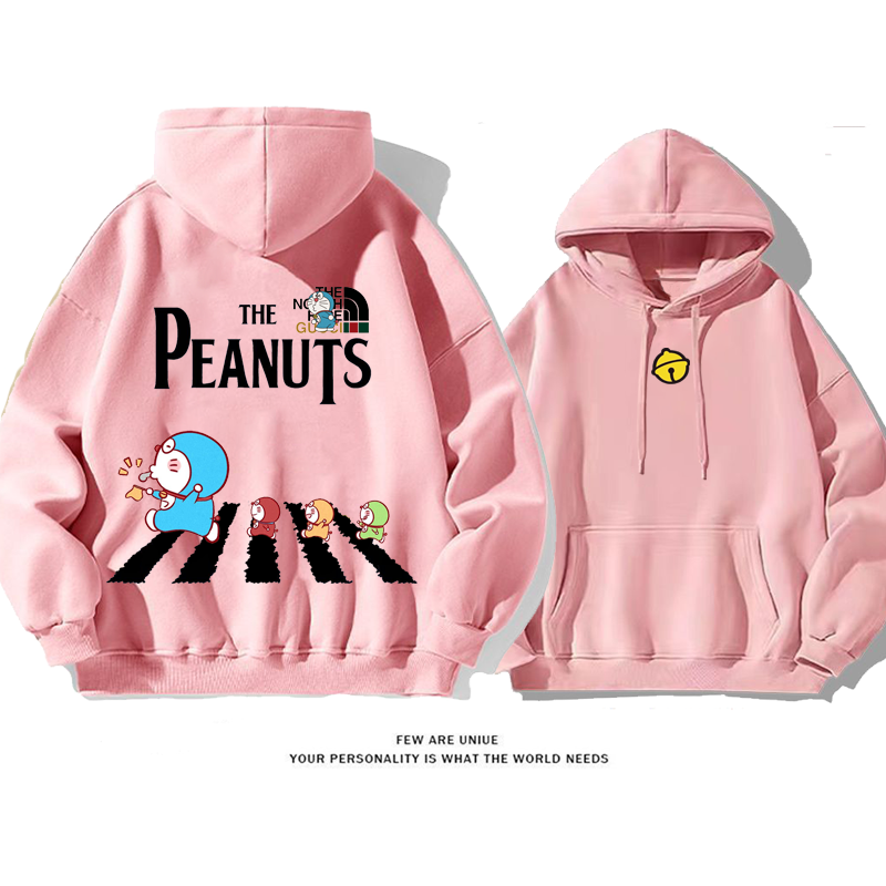 人気爆発青い猫カートゥーンポピュラーファッションパーカー