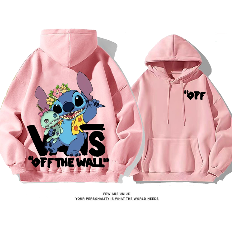 人気のデザイン 踊る子犬 プリント柄フード付きパーカー