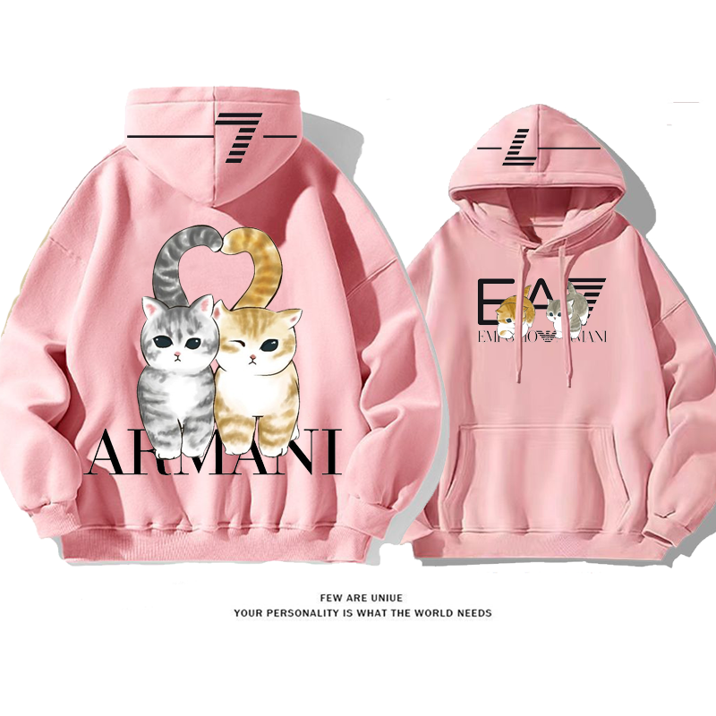 ins映えかわいい子猫カジュアル着心地がよい気品のあるファッションパーカー