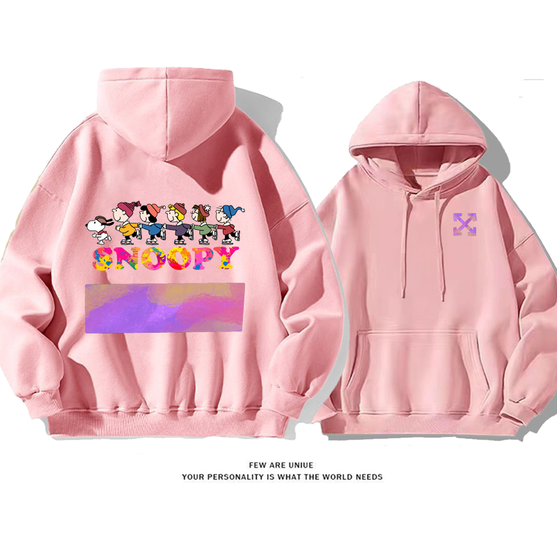 ins映えポピュラー  白い子犬カートゥーンファッションパーカー