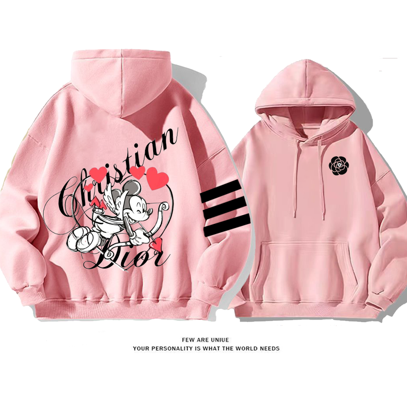 超人気落書き風キューピットプリント柄カートゥーン特別なカスタマイズファッションパーカー