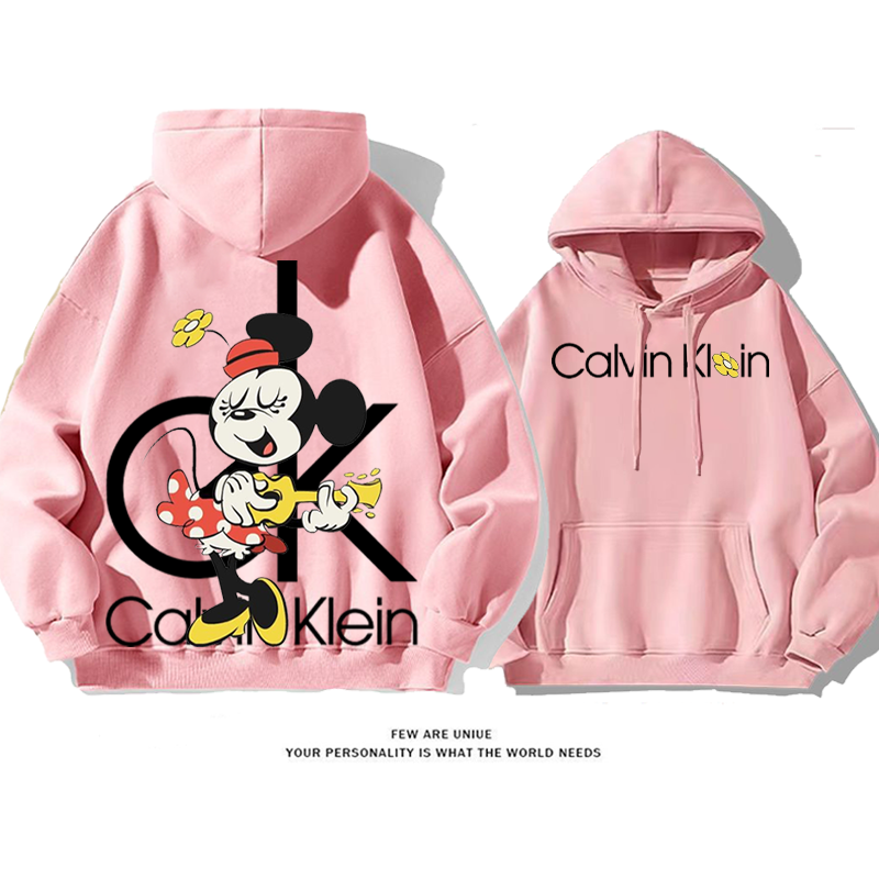 人気アニメのキャラクター 楽器を演奏する プリント柄フード付きパーカー