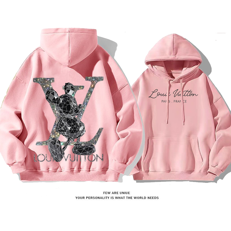 超人気ネズミ匹カジュアルカートゥーンぴかぴか光るファッションパーカー